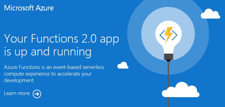 Azure Functions 2.0